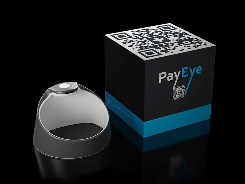 QR-Code-Belegleser PayEye mit Verpackung