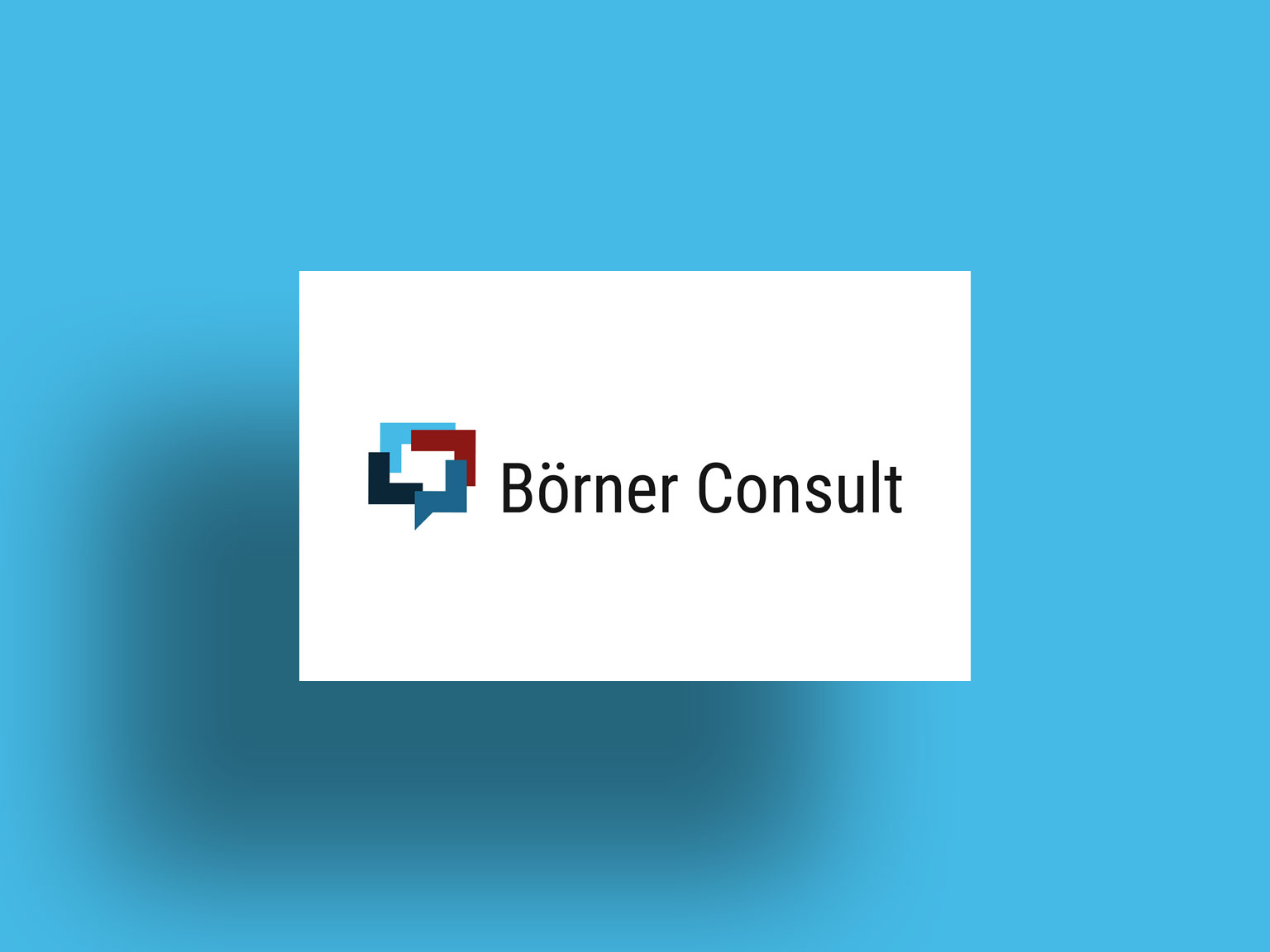 Von BRANDZEICHNER entwickeltes Logo für BÖRNER CONSULT