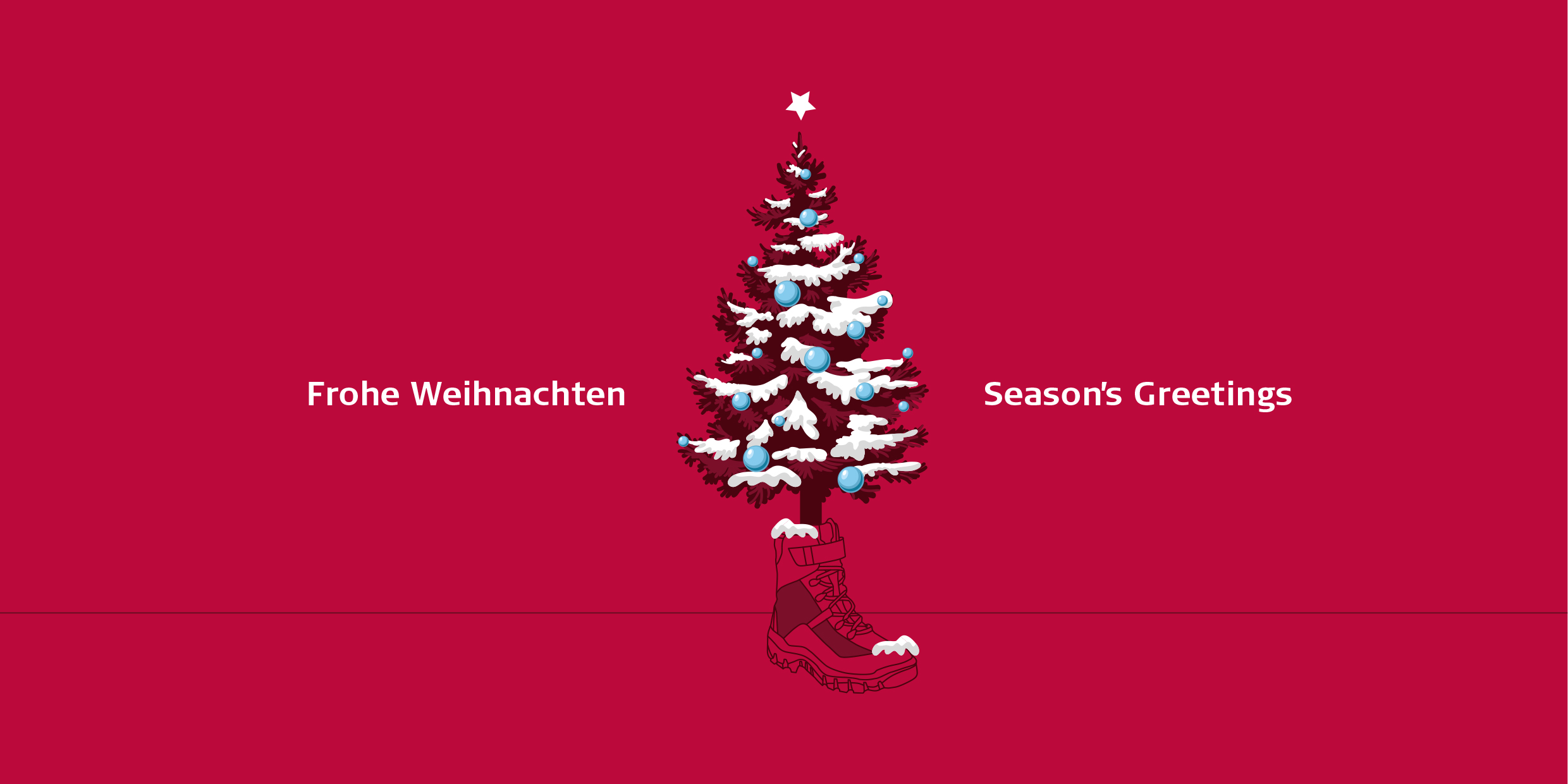 Von BRANDZEICHNER gestaltete Weihnachtskarte für STEITZ SECURA