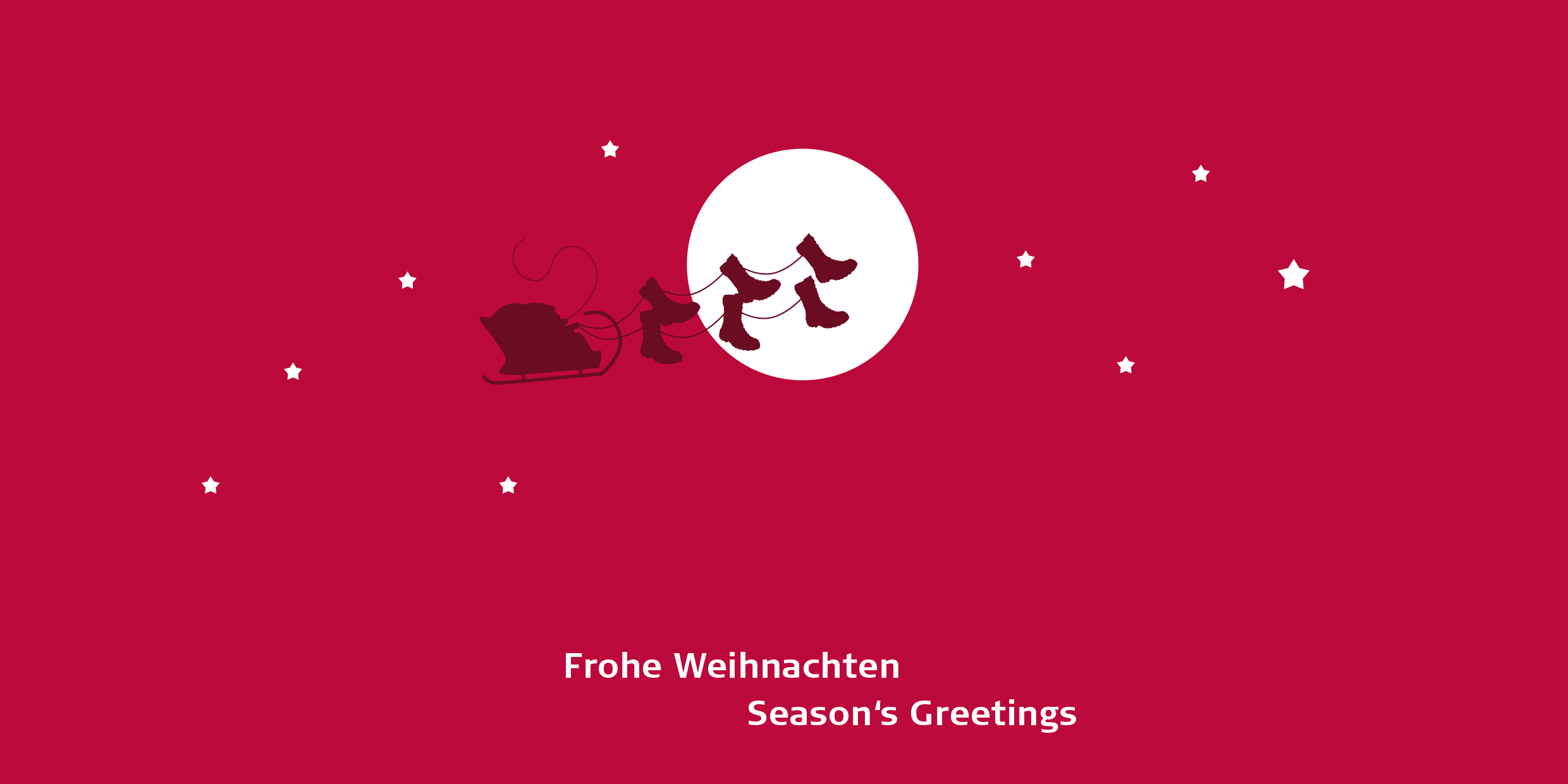 Von BRANDZEICHNER gestaltete Weihnachtskarte für STEITZ SECURA