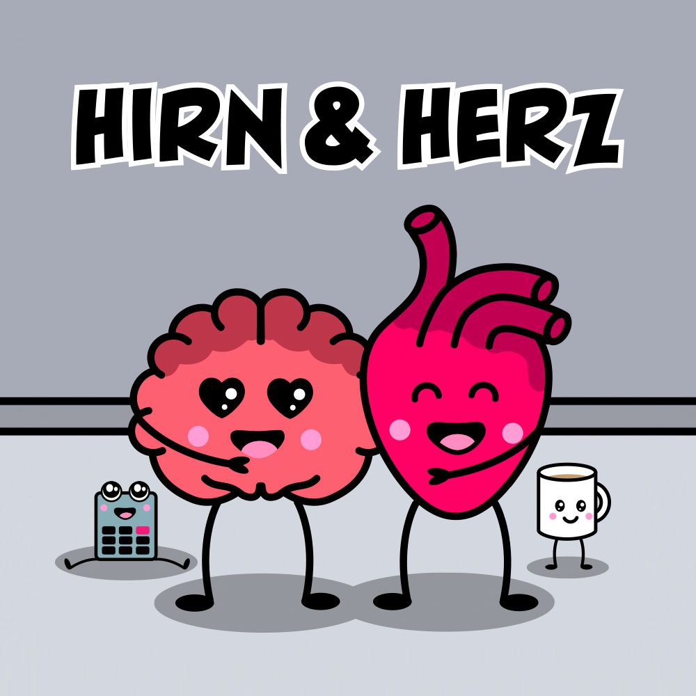 BRANDZEICHNER Comic "Hirn & Herz"